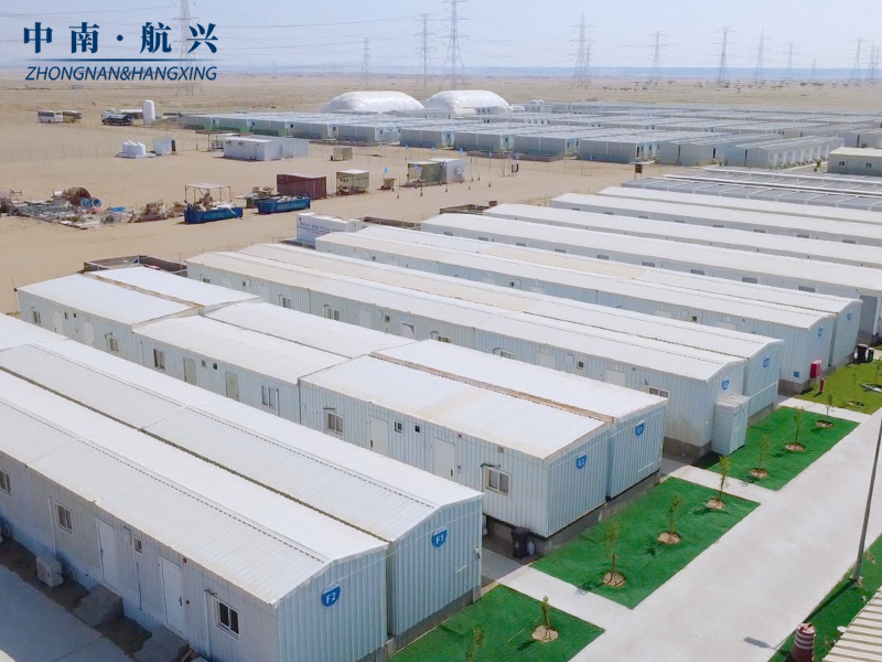 中东地区集装箱房营地